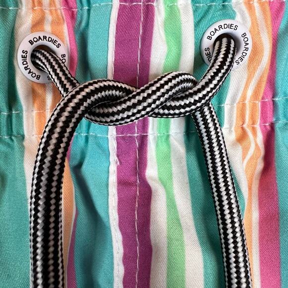 BOARDIES  Swim Trunks All Over Strip Print Men's Large - Picture 6 of 12